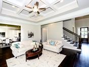 Beautiful Coffered Ceilings in the FR of the the Callahan by Waterford Homes at Regency Point
